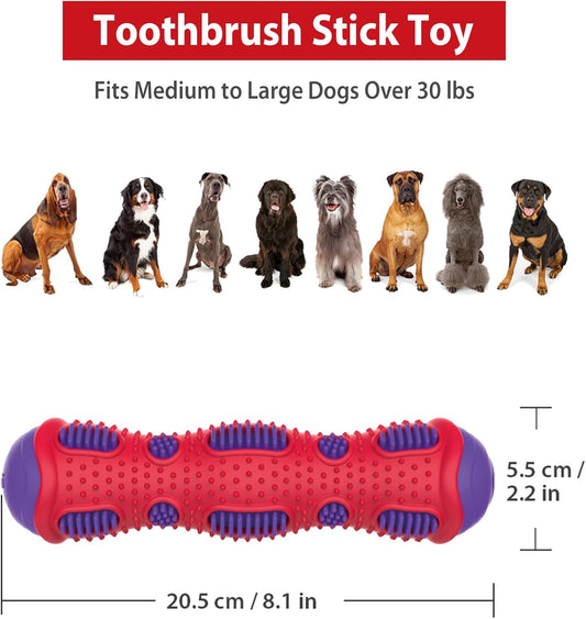 Dog Dental Chew Toy – Interactive Toothbrush Stick for Teeth Cleaning and Healthy Chewing