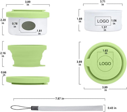 Collapsible Pet Travel Water Bottle – Leak-Proof Portable Dog Water Dispenser with Silicone Bowl