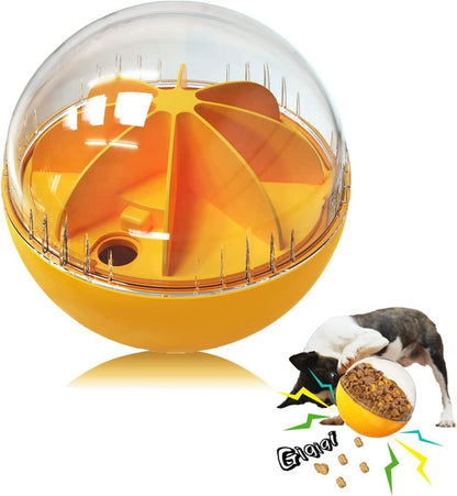 Interactive Treat Dispensing Dog Puzzle Ball – IQ Training Wobbler Toy for Mental Stimulation and Slow Feeding