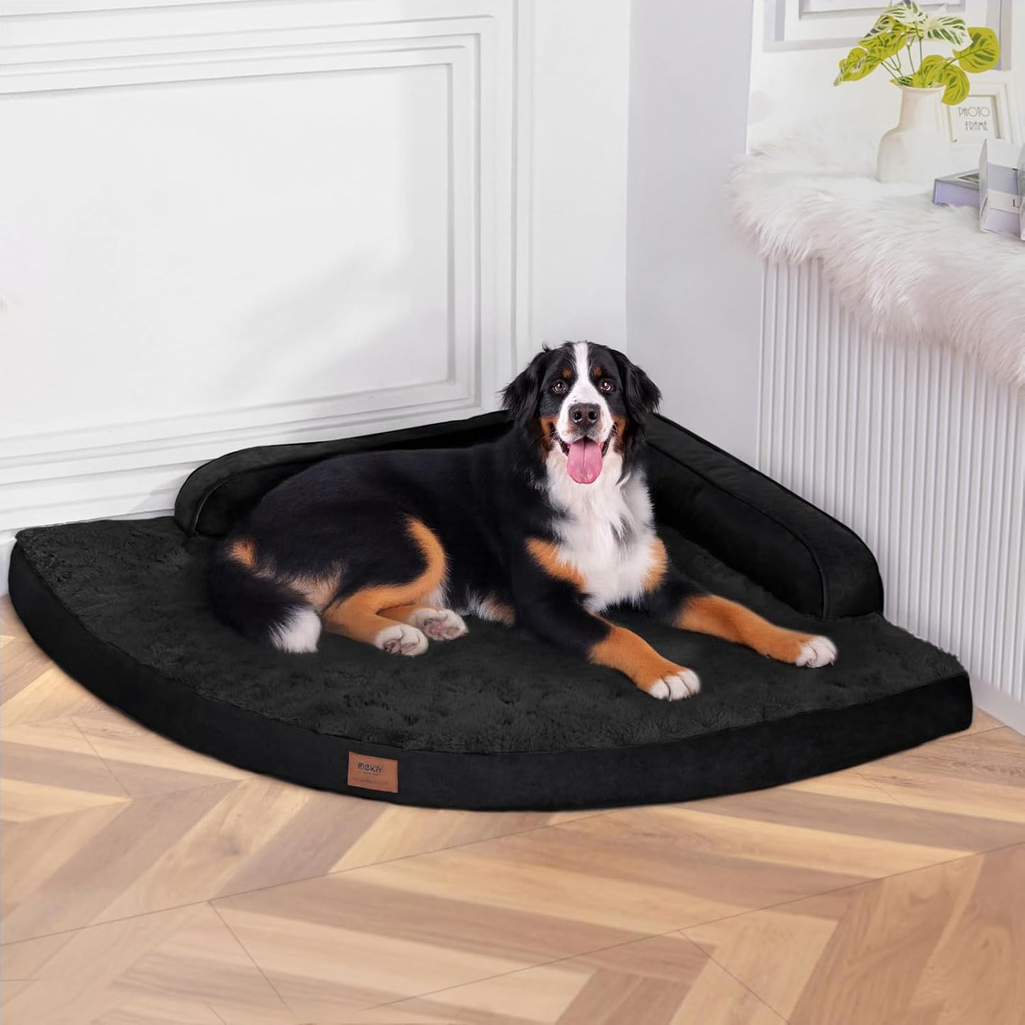 Orthopedic Memory Foam Dog Bed – Waterproof Large Pet Bed with Washable Cover and Non-Slip Bottom