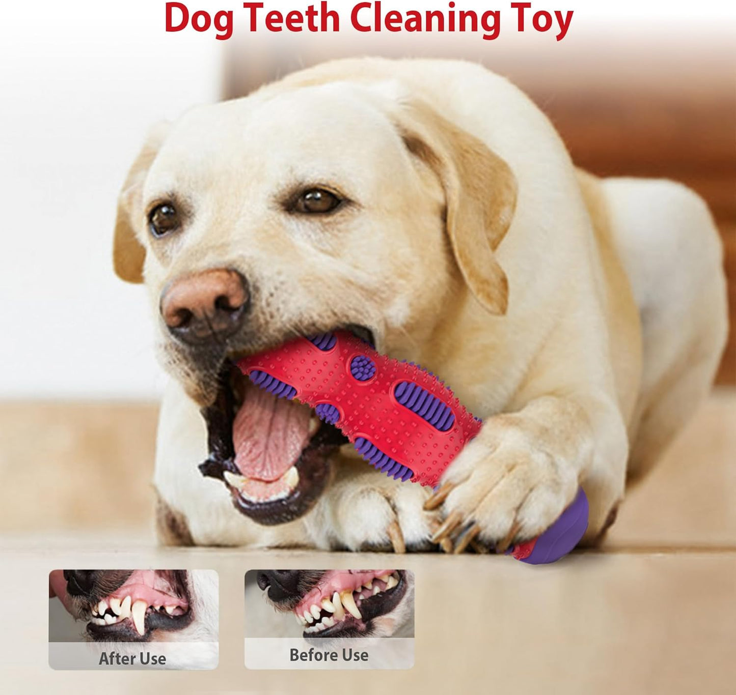 Dog Dental Chew Toy – Interactive Toothbrush Stick for Teeth Cleaning and Healthy Chewing