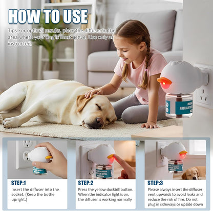 Calming Pet Pheromone Diffuser – Anti-Anxiety Comfort Solution for Stress Relief and Relaxation