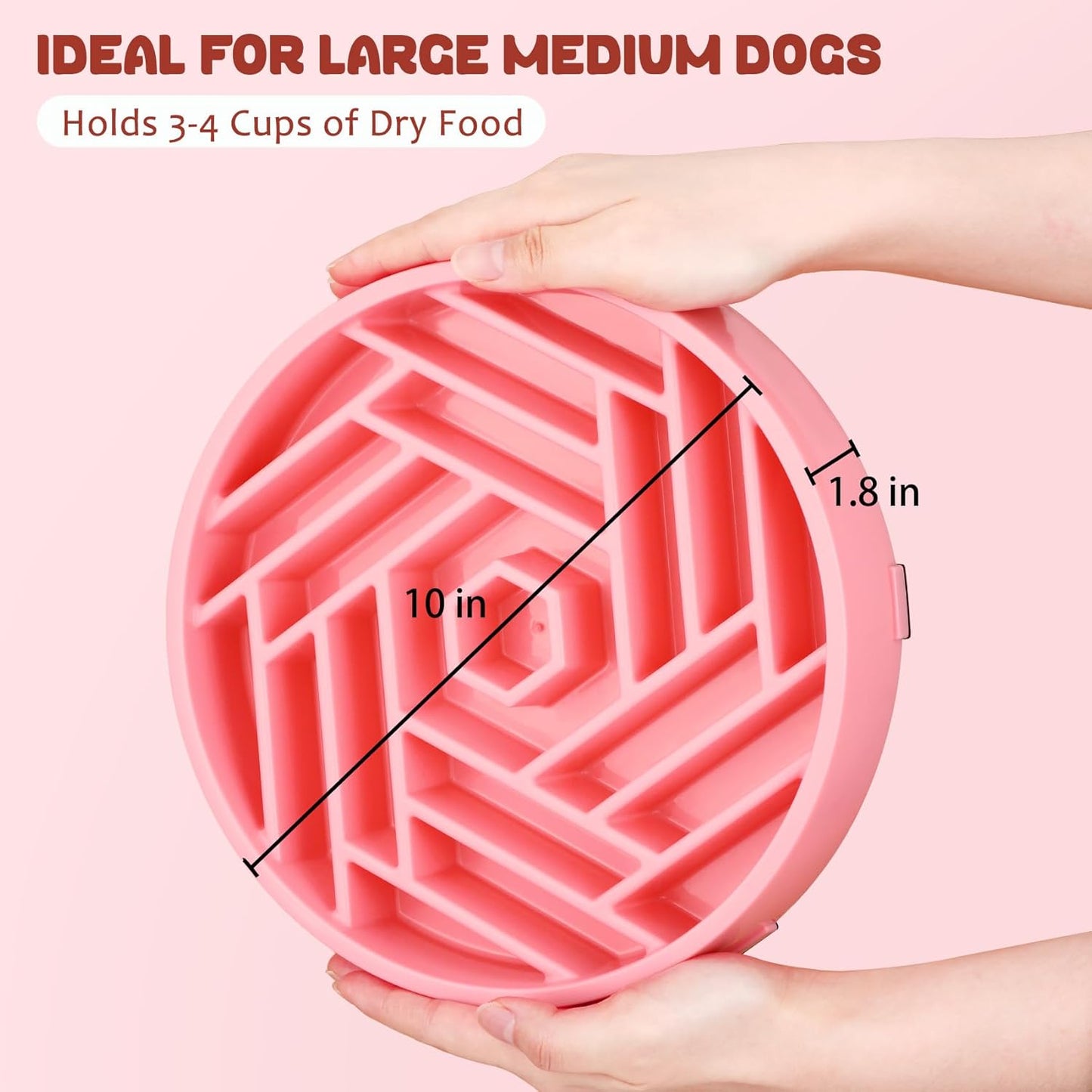 Slow Feeder Dog Bowl – Interactive Maze Feeding Bowl for Healthy Digestion and Anti-Gulping