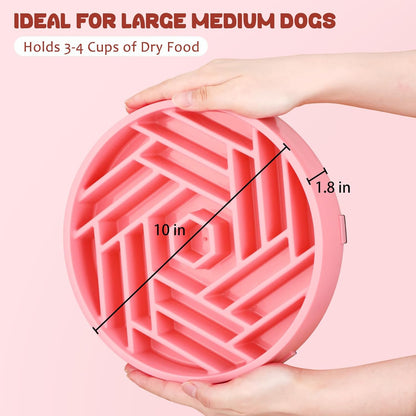 Slow Feeder Dog Bowl – Interactive Maze Feeding Bowl for Healthy Digestion and Anti-Gulping