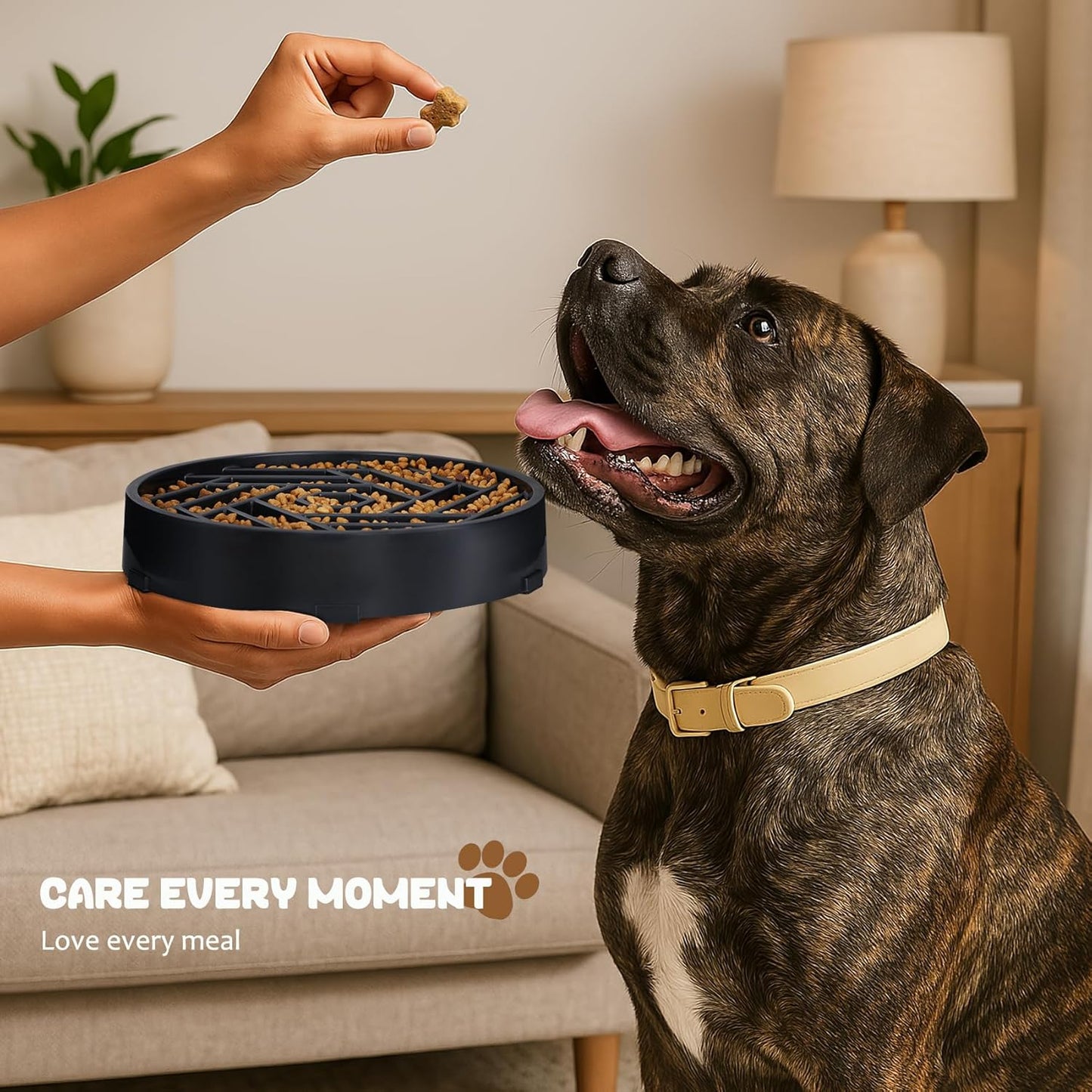 Slow Feeder Dog Bowl – Interactive Maze Feeding Bowl for Healthy Digestion and Anti-Gulping