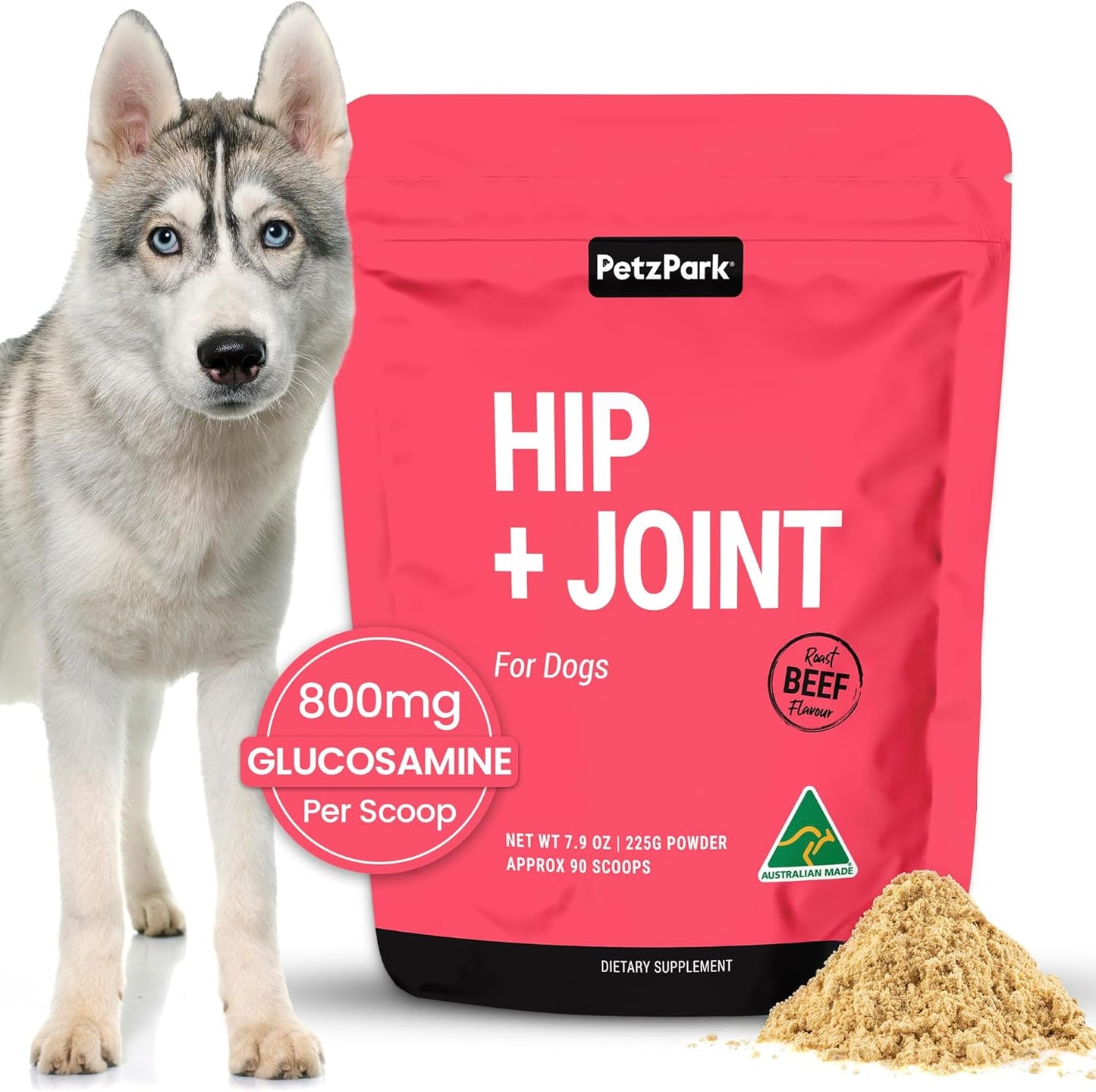 Dog Joint Supplement Soft Chews – Glucosamine, Chondroitin & Hemp Support for Hip and Joint Health