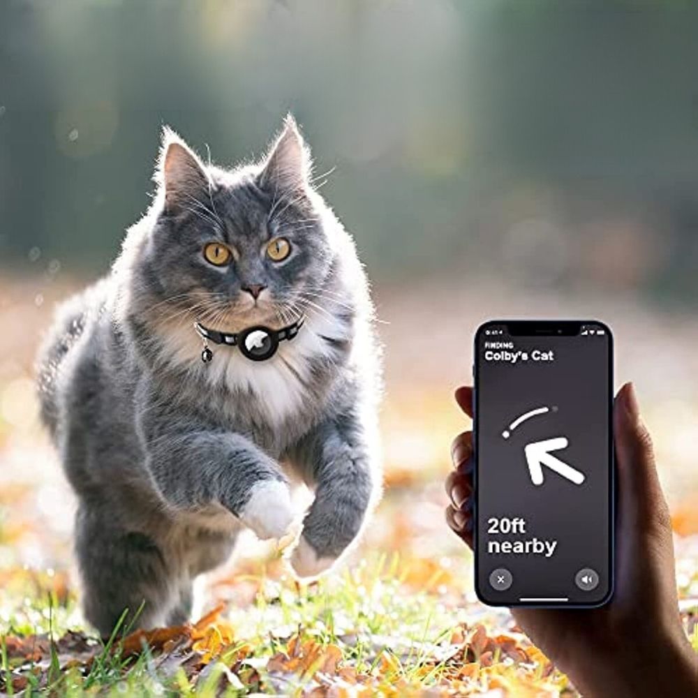 PS Tracking Cat Collar – Reflective Safety Collar with Quick-Release Buckle for Cats
