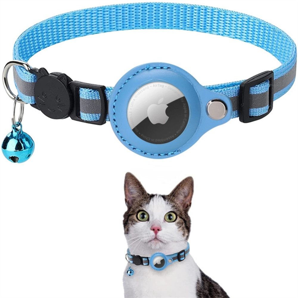 PS Tracking Cat Collar – Reflective Safety Collar with Quick-Release Buckle for Cats