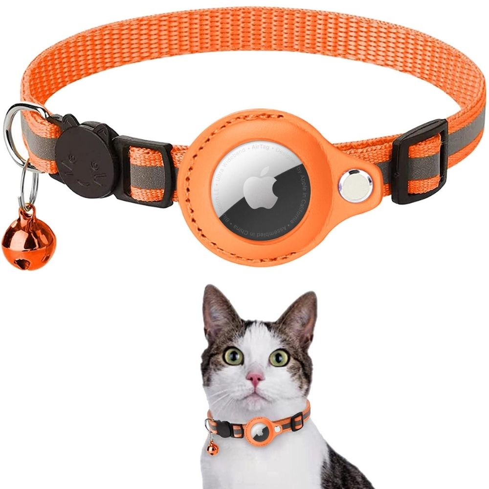 PS Tracking Cat Collar – Reflective Safety Collar with Quick-Release Buckle for Cats