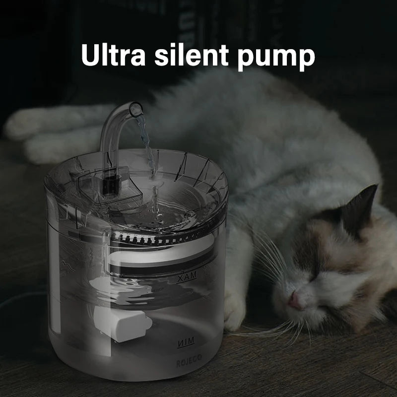 Automatic Cat Water Fountain – Smart Pet Drinking Fountain with Continuous Fresh Water Flow