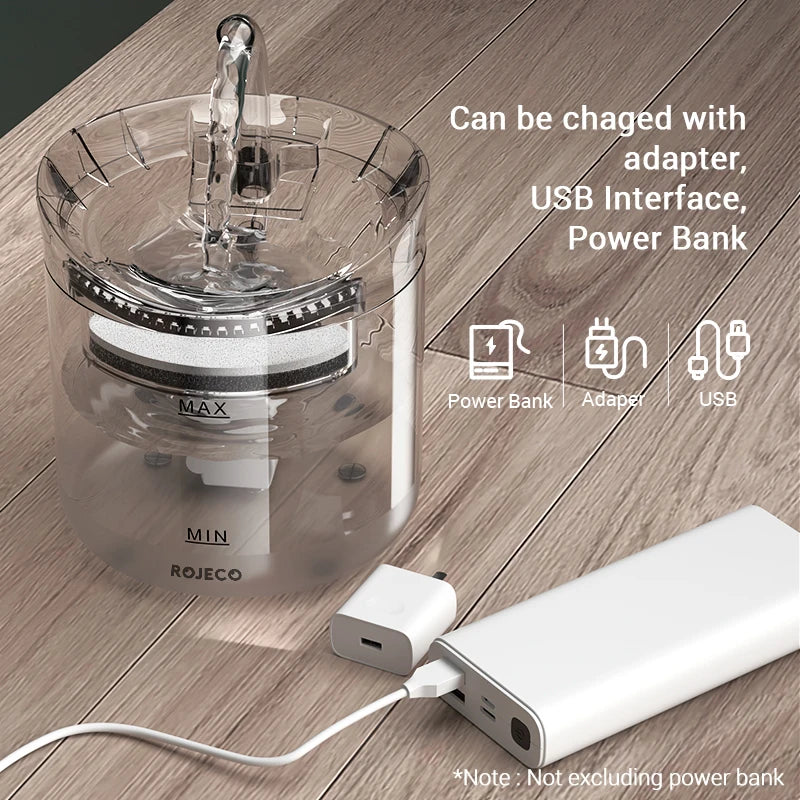 Automatic Cat Water Fountain – Smart Pet Drinking Fountain with Continuous Fresh Water Flow