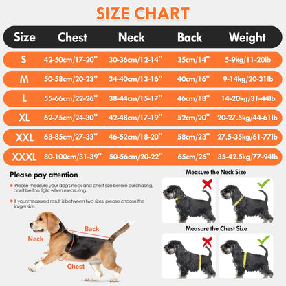 Cooling Dog Vest Harness – Quick-Dry Reflective Summer Jacket for Small, Medium, and Large Dogs