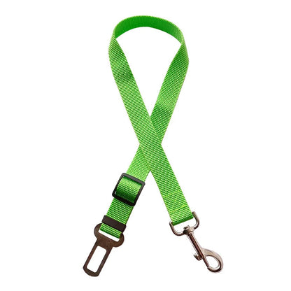 Adjustable Pet Car Seat Belt – Safety Harness Lead Clip for Dogs and Cats Travel Protection