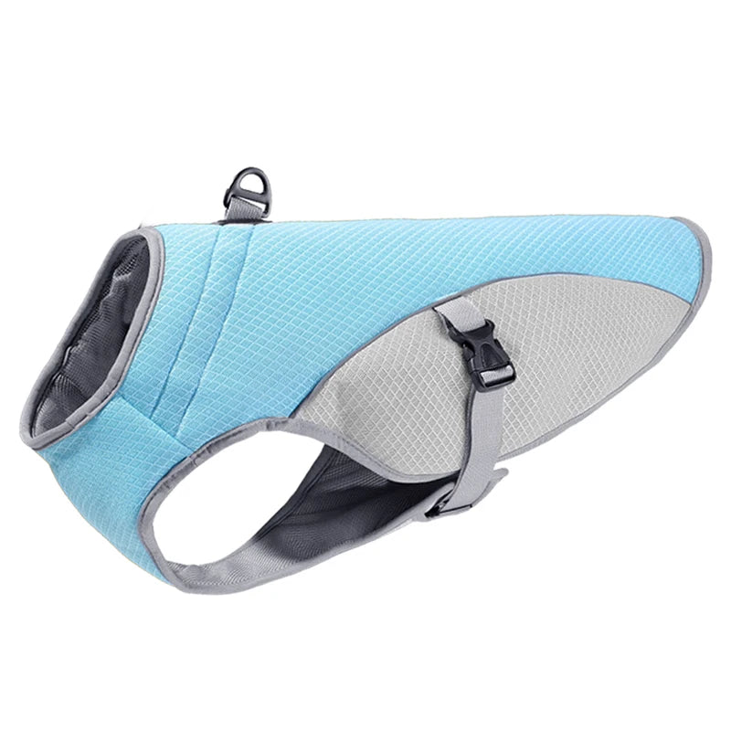 Cooling Dog Vest Harness – Quick-Dry Reflective Summer Jacket for Small, Medium, and Large Dogs