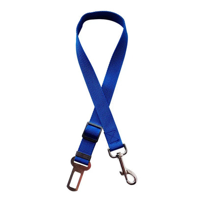 Adjustable Pet Car Seat Belt – Safety Harness Lead Clip for Dogs and Cats Travel Protection