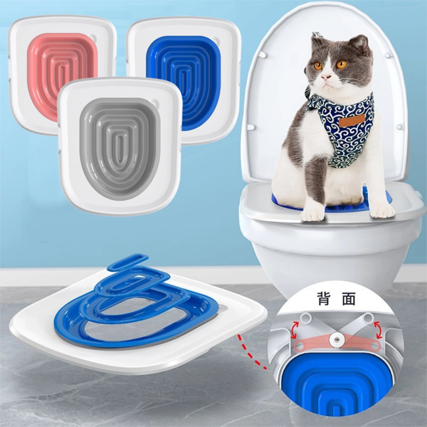 Pet Toilet Training Kit – Reusable Dog & Cat Potty Training Tray with Removable Easy-Clean Design