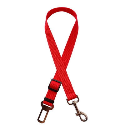 Adjustable Pet Car Seat Belt – Safety Harness Lead Clip for Dogs and Cats Travel Protection