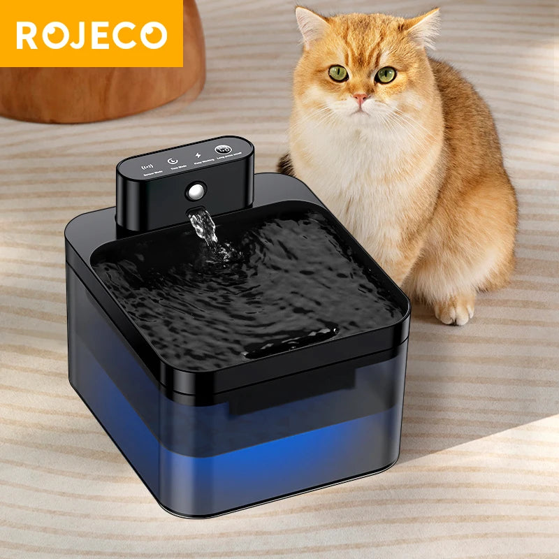 Pet Water Fountain 2.5L | Filtered Silent Dispenser  | Healthy Hydration for Cats & Dogs | USB Powered