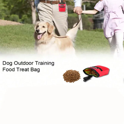 Dog Training Treat Pouch – Portable Waist Snack Bag for Puppy Obedience and Agility Training