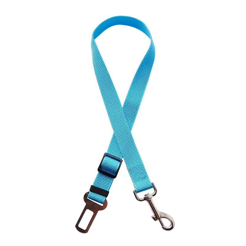 Adjustable Pet Car Seat Belt – Safety Harness Lead Clip for Dogs and Cats Travel Protection