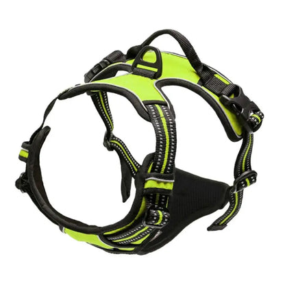 No Pull Dog Harness – Heavy Duty Reflective Front Clip Harness with Easy Control Handle for Large Dogs