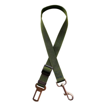 Adjustable Pet Car Seat Belt – Safety Harness Lead Clip for Dogs and Cats Travel Protection