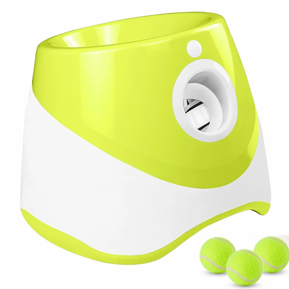 Automatic Dog Ball Launcher – Interactive Tennis Ball Throwing Machine for Dog Training and Play