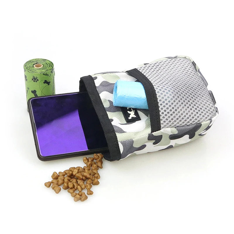 Dog Training Treat Pouch – Portable Waist Snack Bag for Puppy Obedience and Agility Training