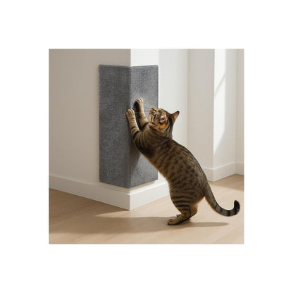 Wall Mounted Cat Scratcher – Corner Scratching Pad and Indoor Cat Scratch Mat for Furniture Protection